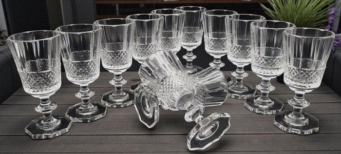 Ignoto - Drinkset (12) - Kristal, Antiquités & Art, Antiquités | Meubles | Tables