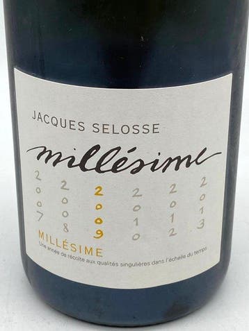 2009 Jacques Selosse, Millésime - Champagne Premier Cru,