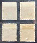 België 1866/1867 - Liggende Leeuw, de ongetande zegel + de 3, Gestempeld