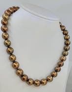 Collier Perles de Tahiti chocolat de 11x13,5 mm