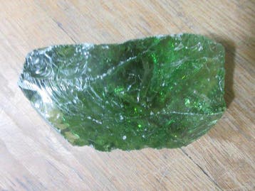 Andara transparant 4 diverse kleuren Kristal - Hoogte: 14 cm