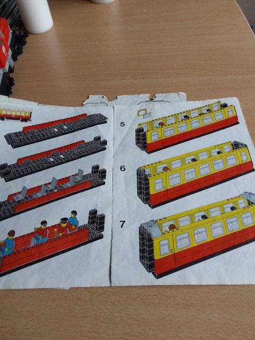 Lego Set - 7740 - Train - Intercity trein, Kinderen en Baby's, Speelgoed | Duplo en Lego