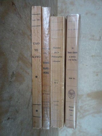 Divers Auteurs - Chine - 4 Volumes de Philosophie et de