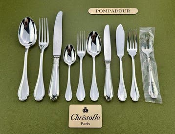 Christofle - Tafelservies voor 12 (127) - pompadour -