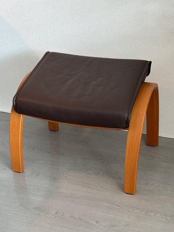 Farstrup - Voetenbank - Leder/ hout