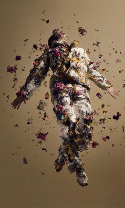 Anne Dias (1985) - (XL) Silent Fall Symphony, Antiquités & Art, Art | Objets design