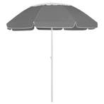 vidaXL Strandparasol 300 cm antracietkleurig, Verzenden, Nieuw