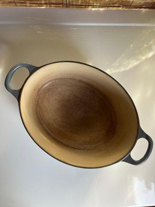 Le Creuset - Braadpan - bron, Antiquités & Art, Antiquités | Ustensiles de cuisine