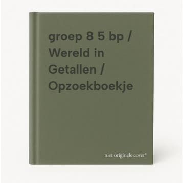 groep 8 5 bp / Wereld in Getallen / Opzoekboekje, Boeken, Schoolboeken, Verzenden, Gelezen