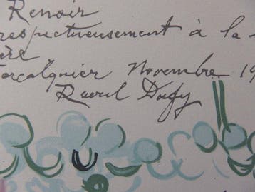 Raoul Dufy (1877-1953) - Hommage à Renoir