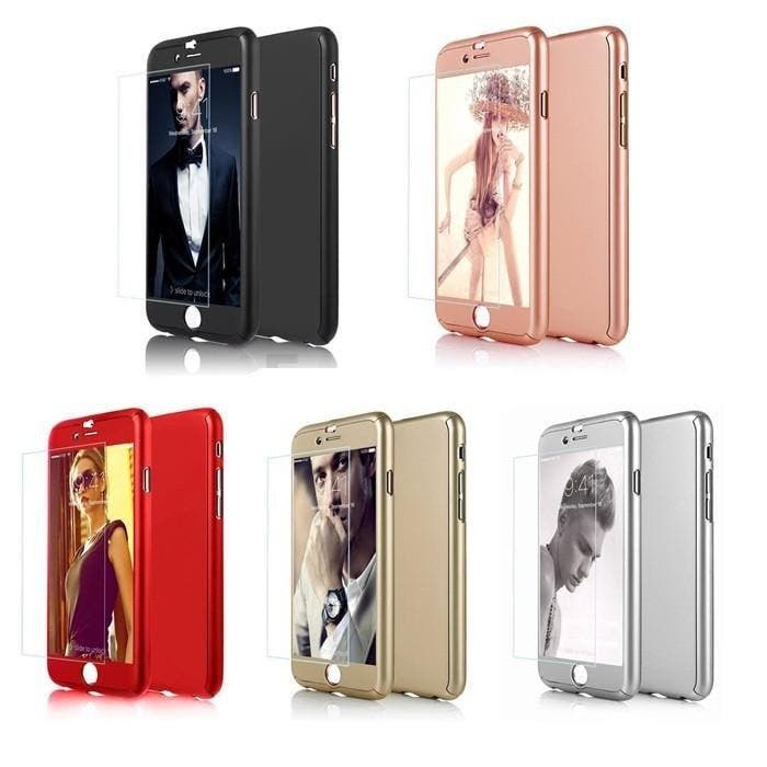 Full body 360 graden iPhone 7 7S case hoes hoesje + screenpr, Telecommunicatie, Mobiele telefoons | Hoesjes en Screenprotectors | Overige merken