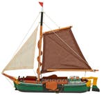 Skutsje Model 38cm Groen, Hobby & Loisirs créatifs, Modélisme | Bateaux & Navires, Ophalen of Verzenden
