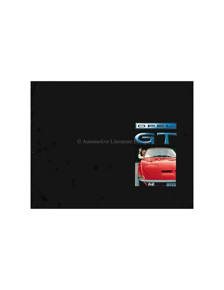 1969 OPEL GT 1100 / GT 1900 BROCHURE NEDERLANDS, Boeken, Auto's | Folders en Tijdschriften, Ophalen of Verzenden