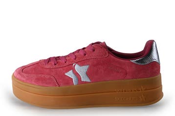 Skechers Sneakers in maat 40 Rood, Kleding | Dames, Skechers, Verzenden, Zo goed als nieuw, Sneakers