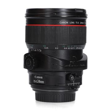 Canon TS-E 24mm f/3.5 L II - Tilt-shift - 1 jaar garantie, Ophalen of Verzenden, Comme neuf