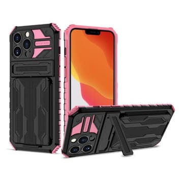 iPhone XS Max - Armor Card Slot Hoesje met Kickstand -, Verzenden, Nieuw