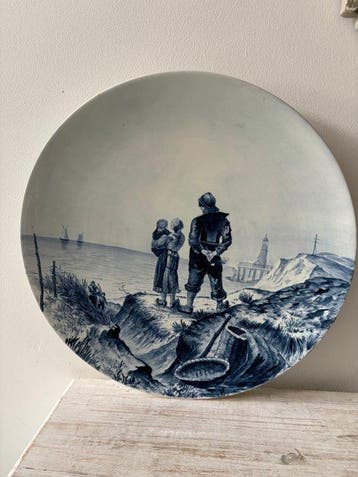 Villeroy & Boch - Wandbord - Keramiek - 44cm - XL -1890-1910
