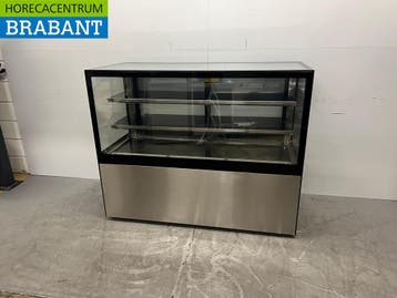 Vitrine réfrigérée mobile Polar en acier inoxydable 150 cm, Verzenden