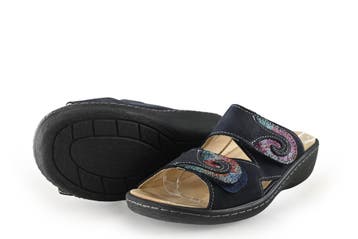 Belvida Slippers in maat 39 Blauw, Slippers, Belvida, Zo goed als nieuw, Verzenden