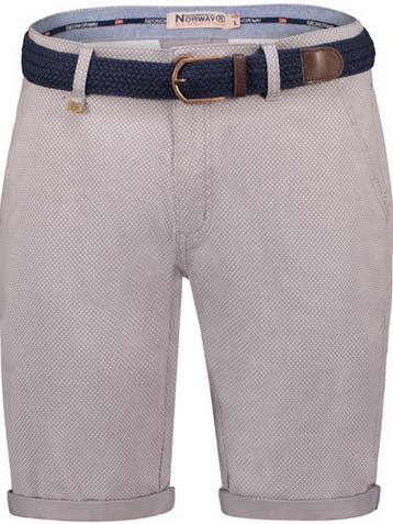 Geographical Norway Chino Bermuda Met Stretch Podex Grijs, Verzenden