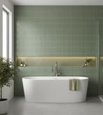 Wandtegel Ragno Gamma Groen Forest Mat 5x30 (Muurtegels), Nieuw, 20 tot 40 cm, 10 m² of meer, Wandtegels