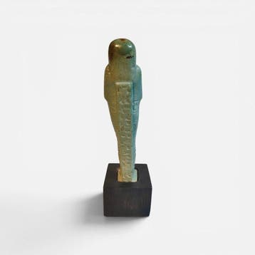 Oude Egypte, late periode Prachtige lichtgroene faience