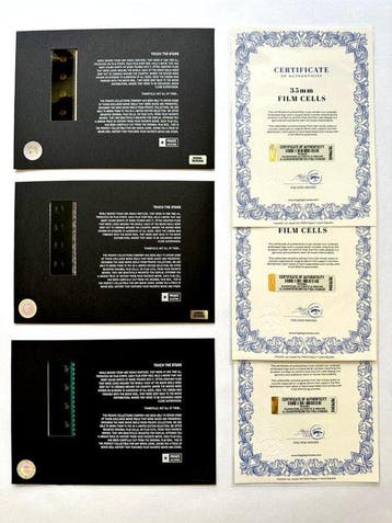 Tim Burton – Rare Set of 3 Mounted 35mm Film Cells –, Verzamelen, Nieuw