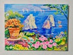 Alfredo Grimaldi (1950) - Giardino sui Faraglioni, Antiek en Kunst