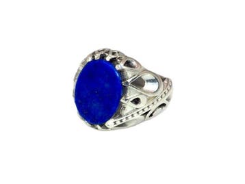Lapis lazuli - Zilver - Ring