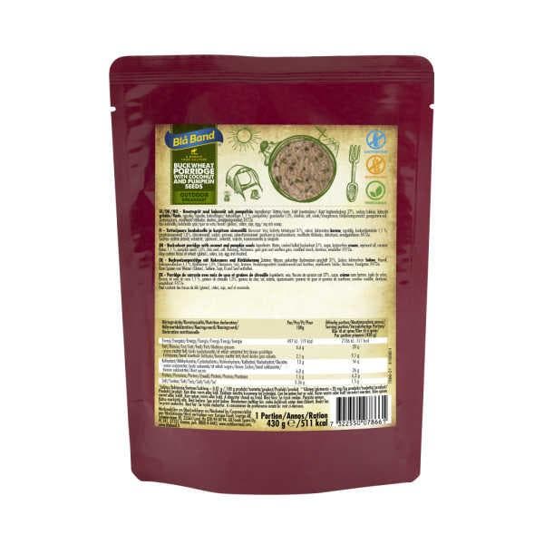 Boekweitpap met Kokos en Pompoenpitten - Wet Meal - Blå Band, Divers, Produits alimentaires, Envoi