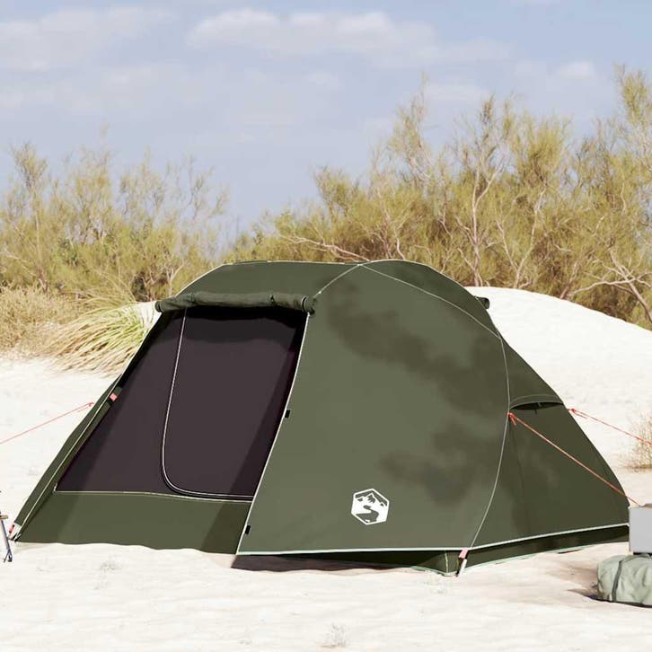 vidaXL Vistent 5-persoons waterdicht olijfgroen, Caravanes & Camping, Tentes, Envoi