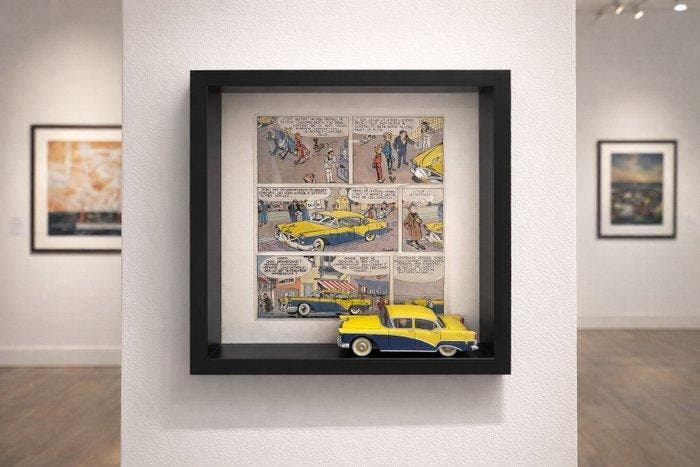 Studio Delu. (1976) - 2667 Spirou - Scène culte de la BD, Antiquités & Art, Art | Objets design