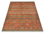 Afghan, Ziegler Kazak, Grand tapis traditionnel noué à la, Nieuw