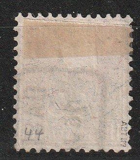 Zwitserland 1882 - Zittende Helvetia; op faserpapier de 1, Gestempeld