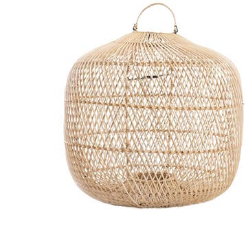 Bazar Bizar Batu Bolong Hanglamp - Naturel - L - Nieuw in, Verzenden, Nieuw, Overige materialen, 50 tot 75 cm