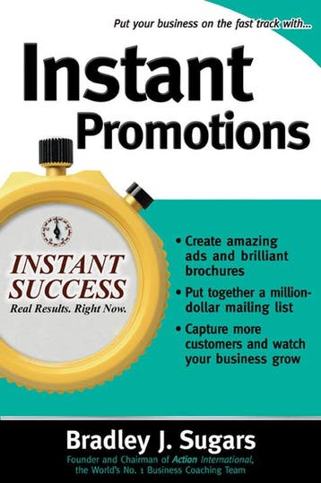 Instant Promotions 9780071466653 Bradley Sugars, Verzenden, Bradley Sugars