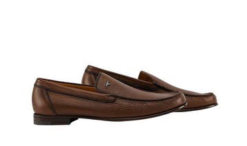 TESTONI - 8 UK - 42 IT - Bracciano Loafer Shoes Deerskin