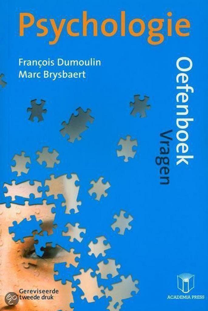 Psychologie oefenboek. Vragen. Antwoorden en samenvattingen, Boeken, Psychologie, Gelezen, Verzenden