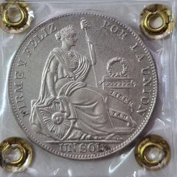 Pérou. Republic. 1 Sol 1934 (Sans prix de réserve)