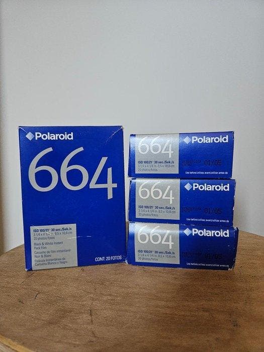 Polaroid 5x type 664 Accessoires pour appareils photo, TV, Hi-fi & Vidéo, Appareils photo analogiques
