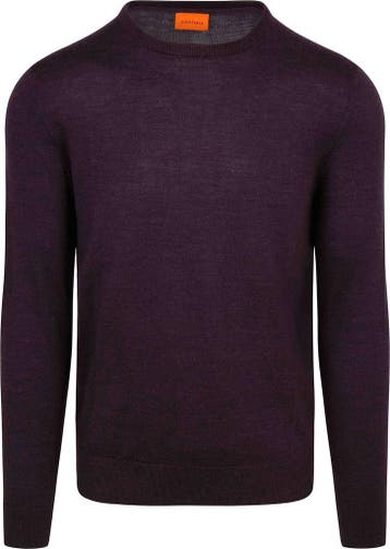 Suitable Merino Pullover Paars maat Maat 52/54 (L) Heren, Maat 52/54 (L), Verzenden, Paars, Nieuw