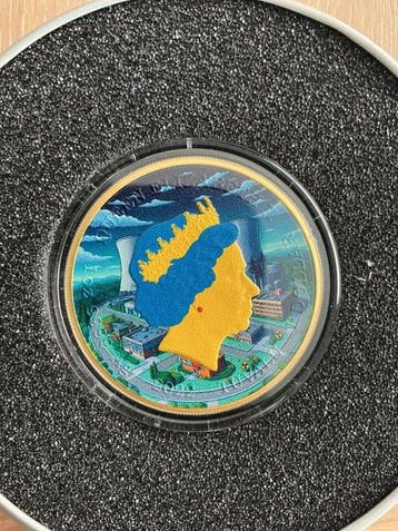 Tuvalu. 1 Dollar 2022, Homer Simpson, 1 Oz
