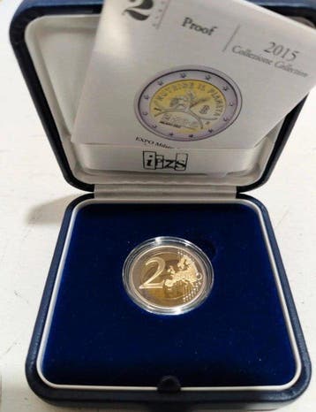 Italië. 2 Euro 2015 Expo Milano 2015 Proof (Zonder