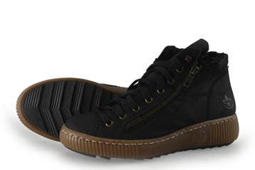 Rieker Veterboots in maat 39 Zwart, Kleding | Dames, Schoenen, Verzenden, Zwart, Overige typen, Zo goed als nieuw