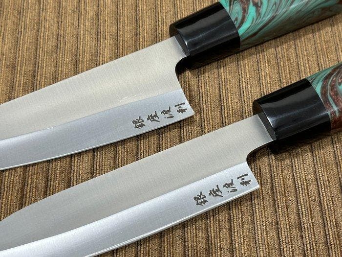 Keukenmes - Handgemaakt Japans Koksmes-Set - Achtzijdige, Antiek en Kunst, Antiek | Keukengerei