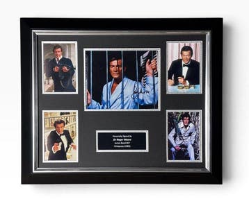 James Bond 007: Octopussy - Roger Moore Signed Framed
