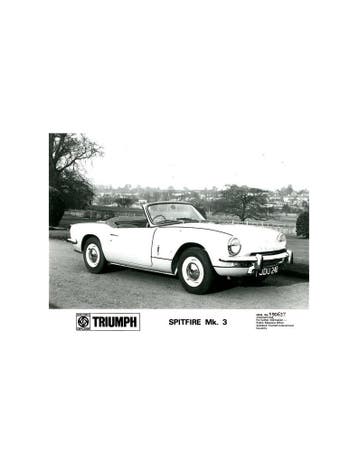 1967 TRIUMPH SPITFIRE MK 3 PERSFOTO, Ophalen of Verzenden