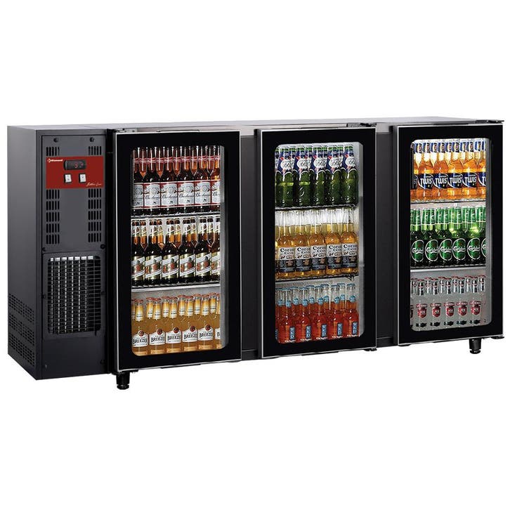Flessenkoeler 3 glazen deuren, 579 liter, Articles professionnels, Horeca | Équipement de cuisine, Envoi