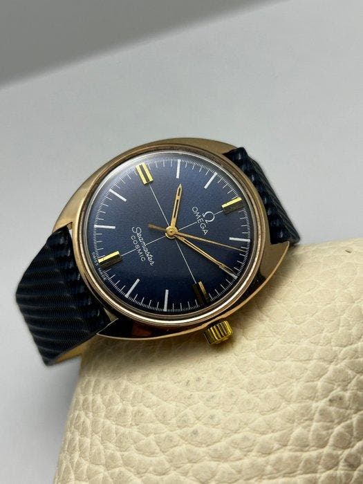 Omega - Seamaster Cosmic Blue Dial - Zonder minimumprijs -, Bijoux, Sacs & Beauté, Montres | Hommes