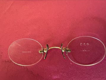 Optometrische instrumenten - Glas - Antieke optometrische, Antiquités & Art